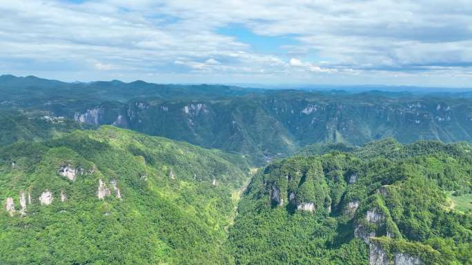 4K航拍湘西花垣十八洞村13