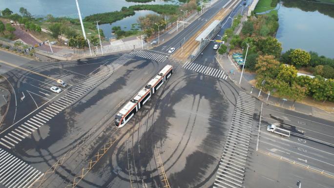 武汉蔡甸电车 有轨电车