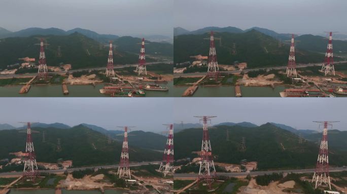 粵澳特高压输电线特高电塔核电输送铁塔