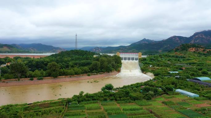 崂山北九水 崂山水库放水