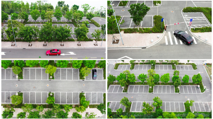 生态停车场、智慧停车场