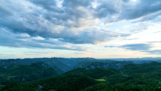 4K航拍湖南湘西山区峡谷合集4