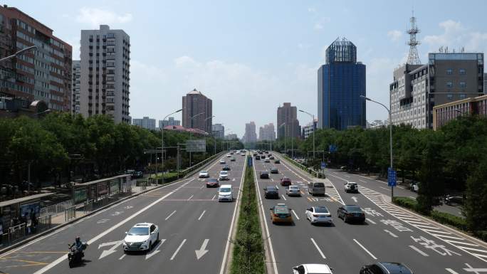 北京南三环马路车流