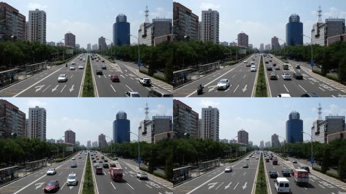 北京南三环马路车流