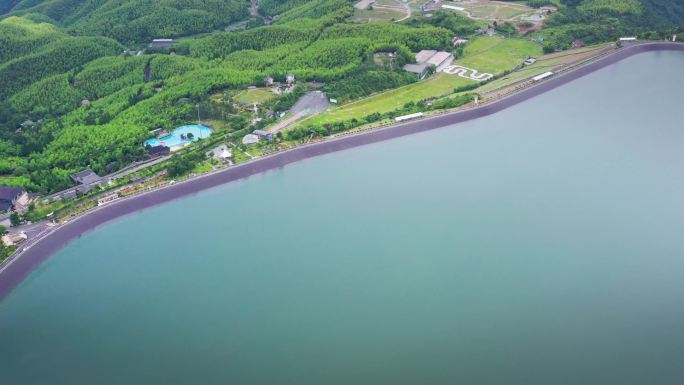 航拍：浙江省安吉县天荒坪抽水蓄能电站