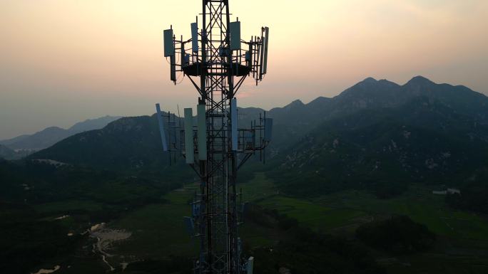 网络信号发射塔沿海城乡规划5G