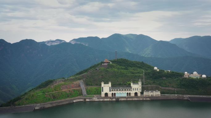 航拍：浙江省安吉县天荒坪抽水蓄能电站