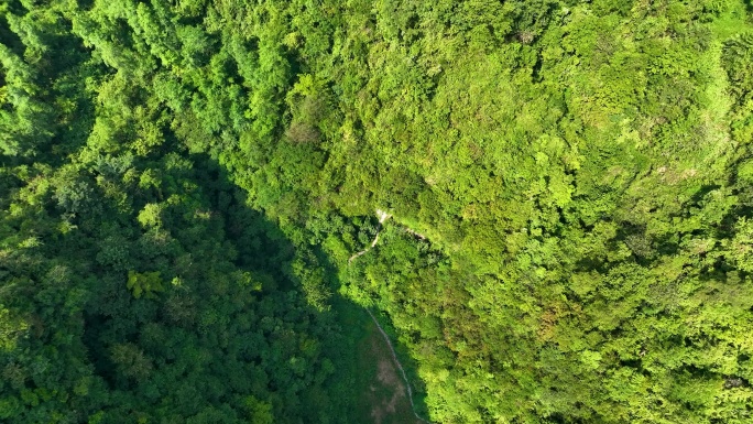 4K航拍湘西花垣十八洞村大山岩洞16