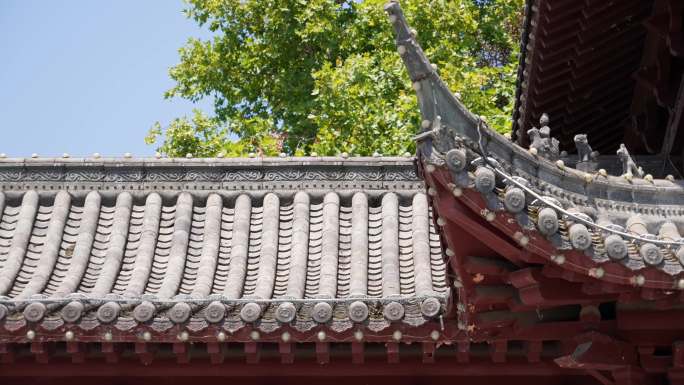 中国传统飞檐翘角建筑屋檐