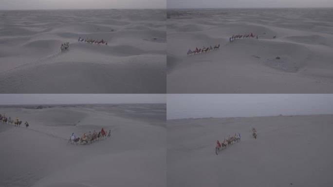 新疆 沙漠 航拍
