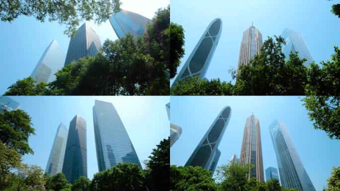 广州城市空镜头建筑写字楼2