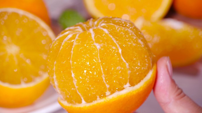 果冻橙素材