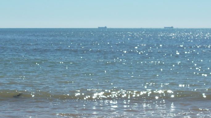 海洋 海水 海面 船舶 波光