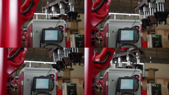 自动化机械臂工厂工业控制器