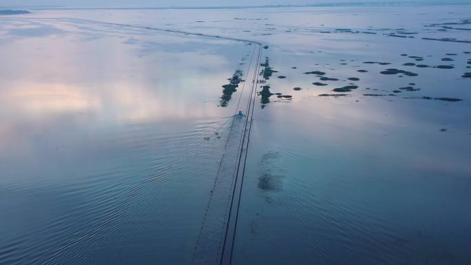 鄱阳湖水上公路无调色