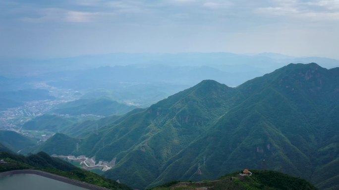 航拍：浙江省安吉县天荒坪抽水蓄能电站