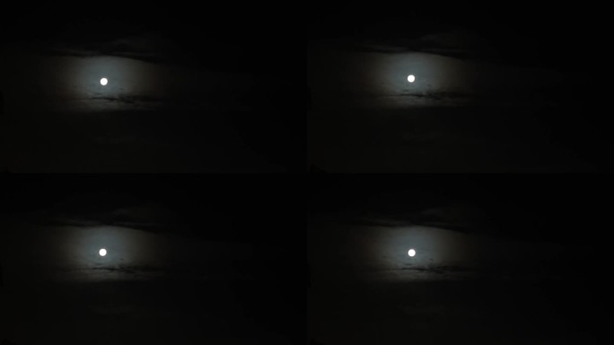 夜晚圆月云蝉声视频原声