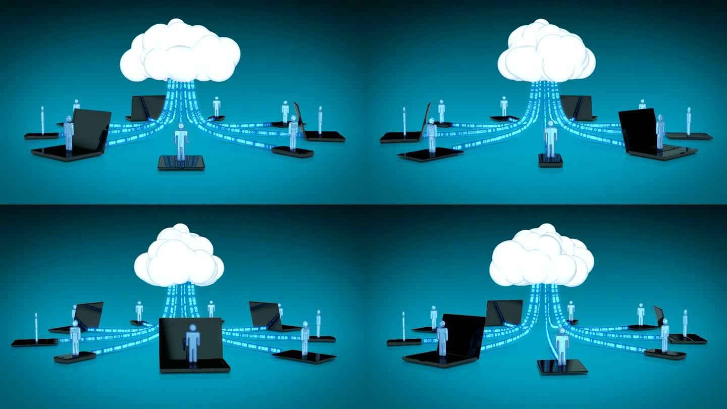 移动设备的云计算信息社会云端云存储