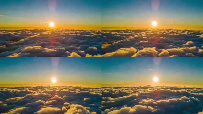 广西玉林大容山日出云海延时