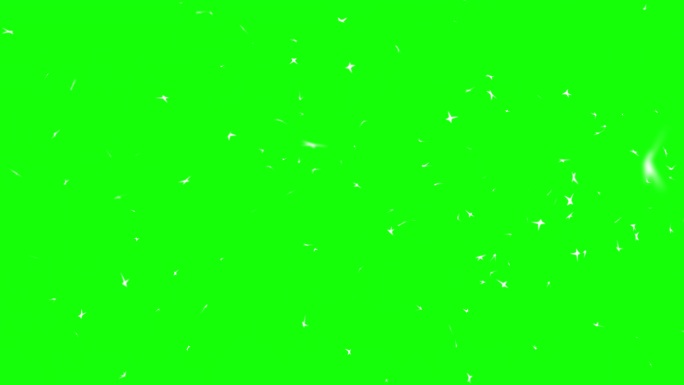 色度键上的4K鸟群-可循环-绿色屏幕