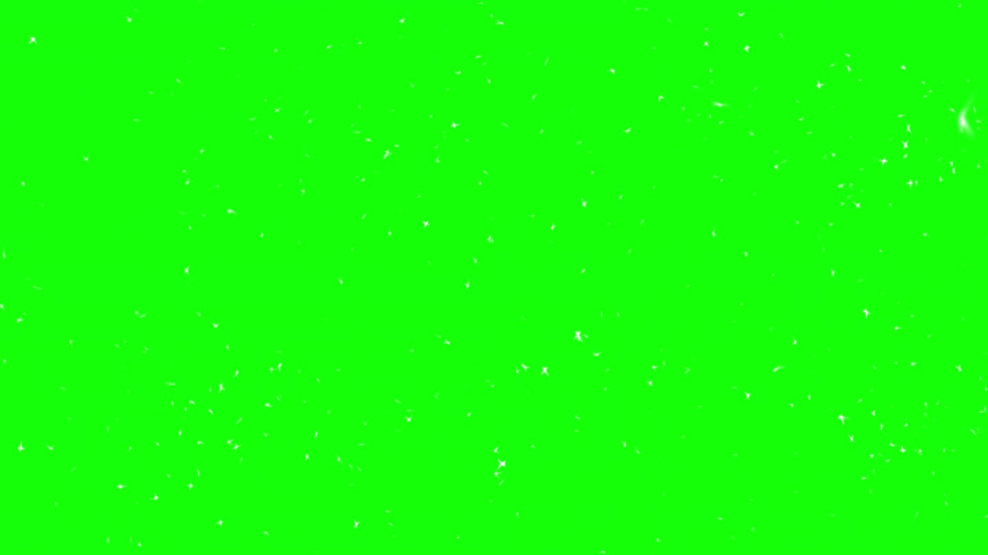 色度键上的4K鸟群-可循环-绿色屏幕
