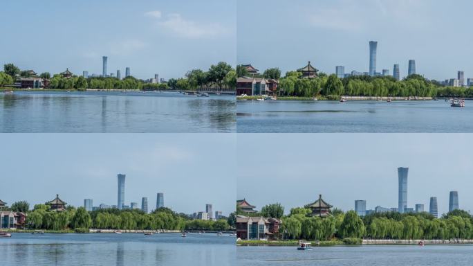 北京什刹海 后海 北京公园