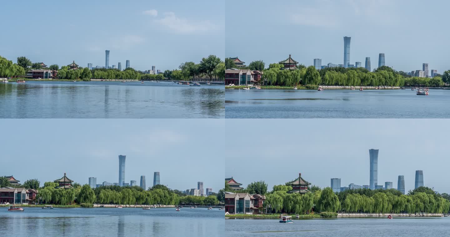 北京什刹海 后海 北京公园
