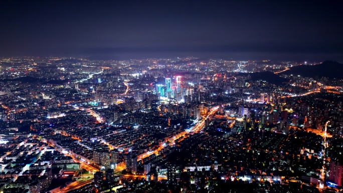 青岛夜景延时8K