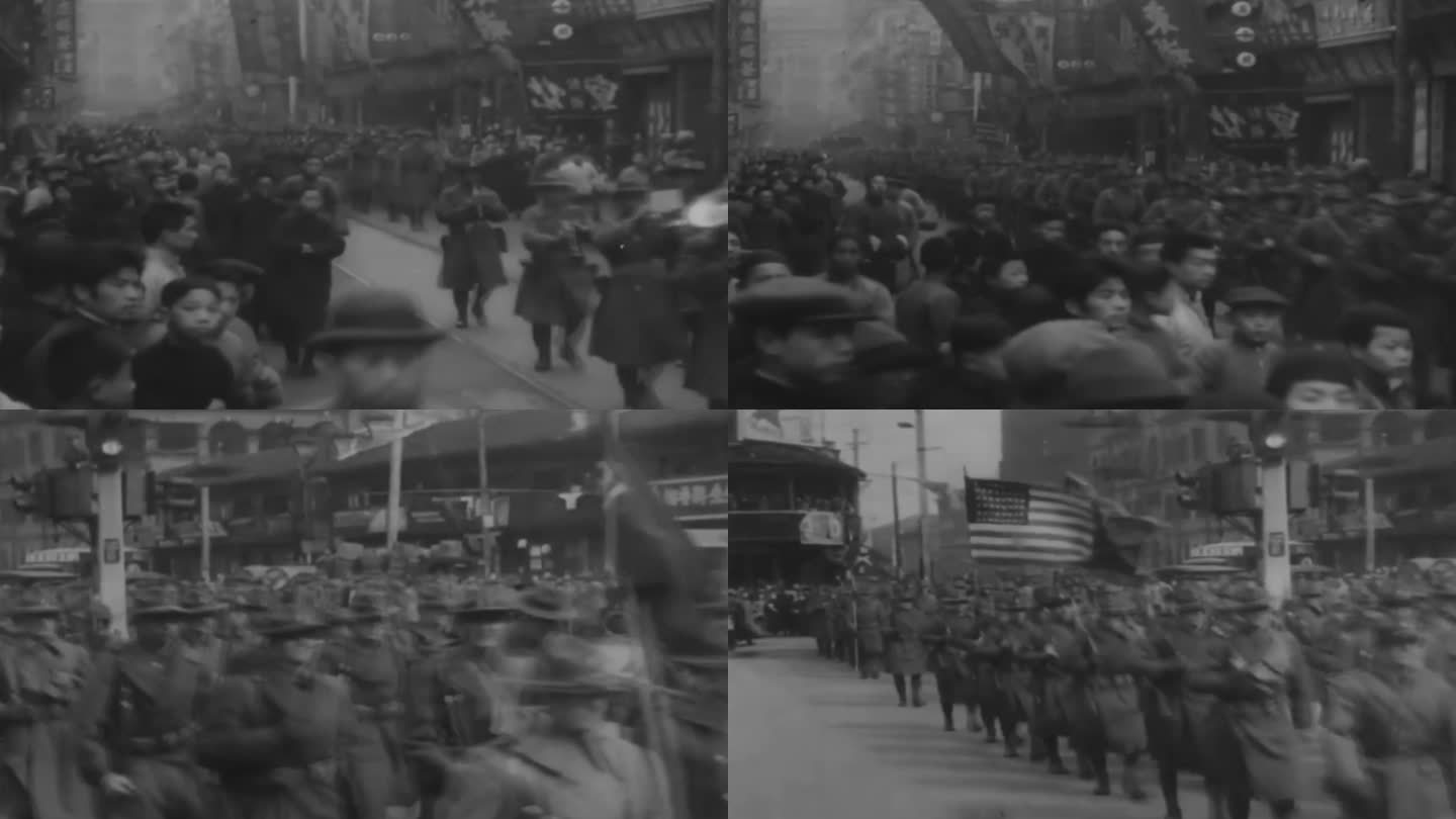 1932年的上海街头影像