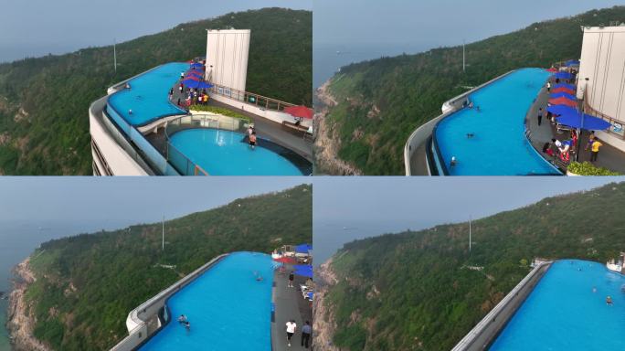 阳江北洛秘境酒店顶楼海景无边泳池