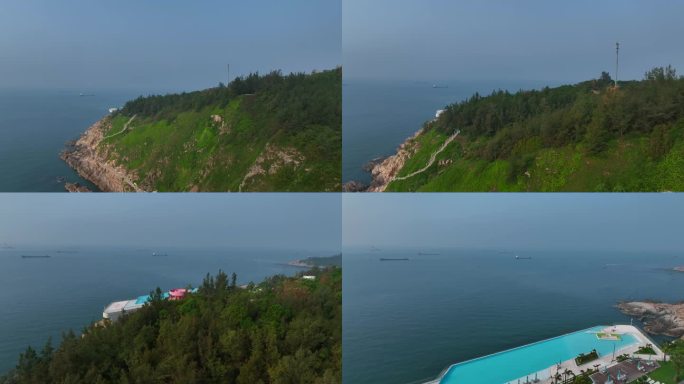 阳江北洛秘境酒店海景无边泳池海岸线