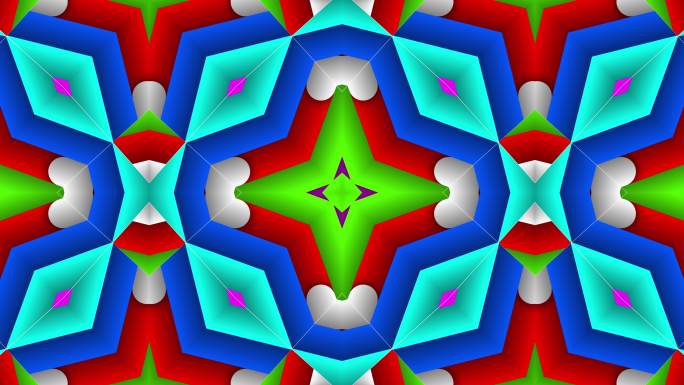 摘要：可循环的Kaleidoskop背景-各种颜色的几何形状