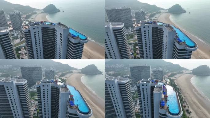 阳江北洛秘境酒店顶楼海景无边泳池