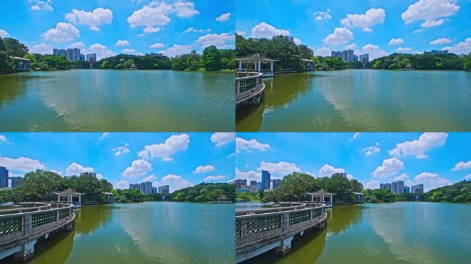 广州天河公园 天河湖 美景