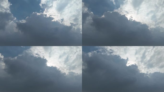 云朵 延时 4K 航拍 大气 环境 空镜