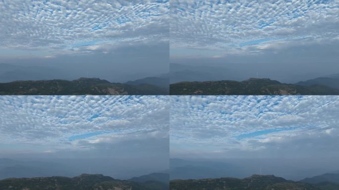 云朵 延时 4K 航拍 大气 高山 环境