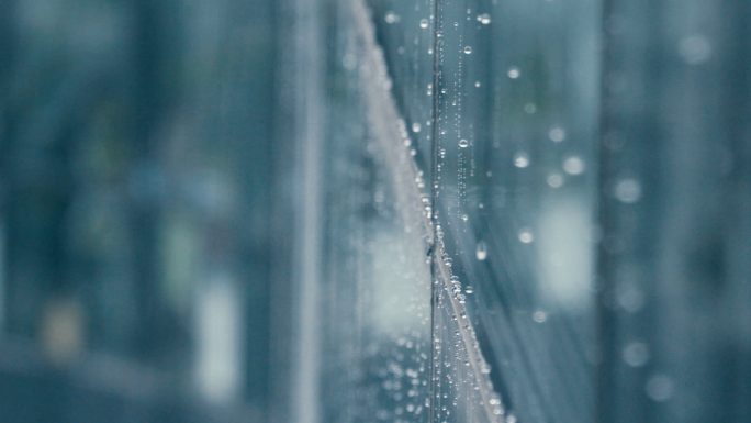 【合集】城市下雨开车伤感夜景车窗水珠雨滴