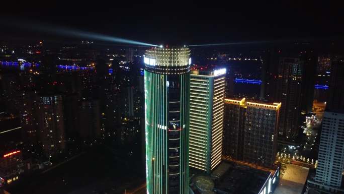 四川省德阳市旌阳区五洲广场夜景