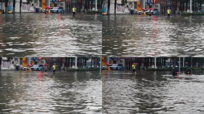 城市内涝 道路积水