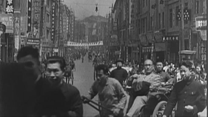 抗战时期的重庆街道