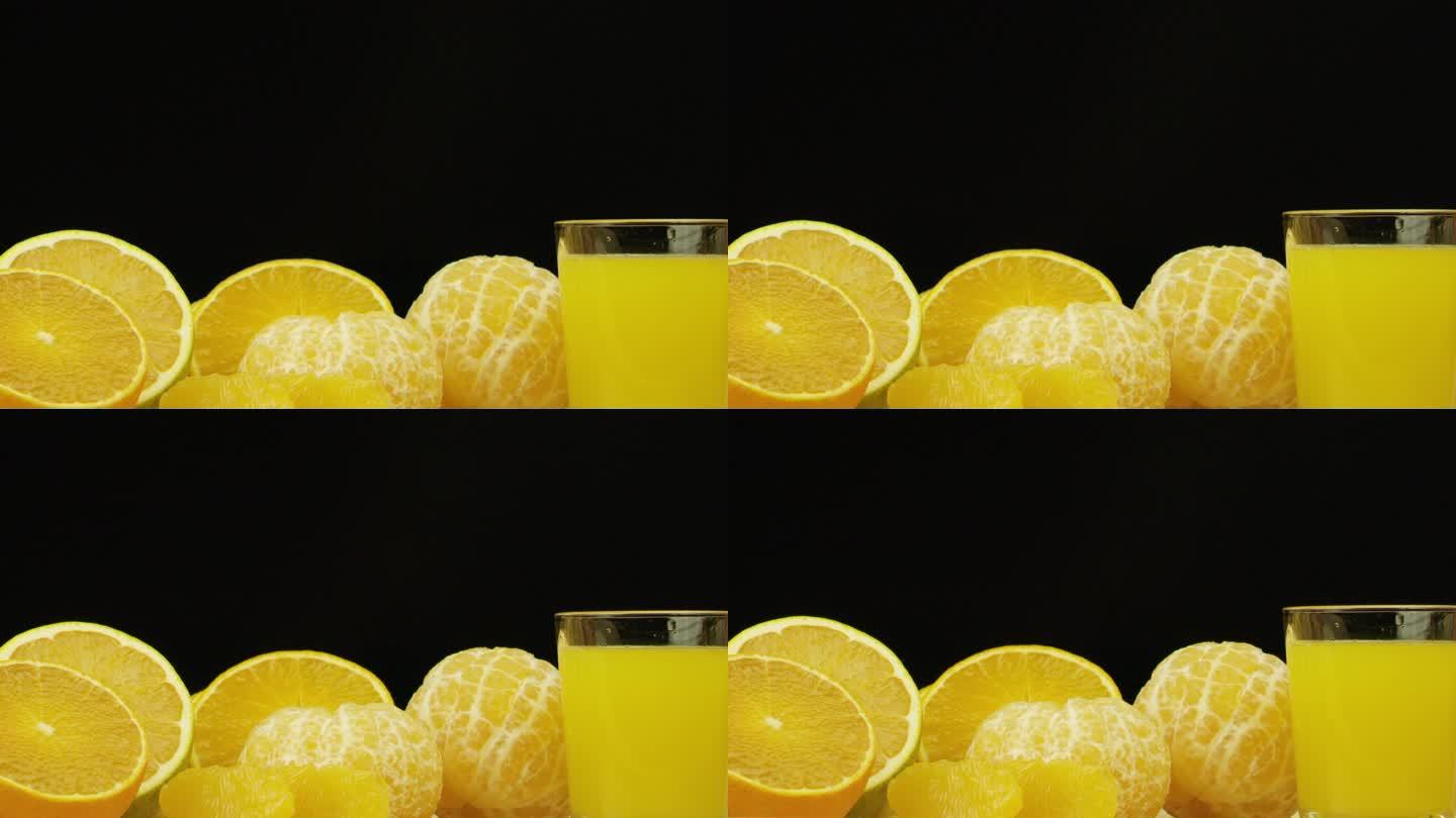 橘子 柑橘 橘子汁 棚拍