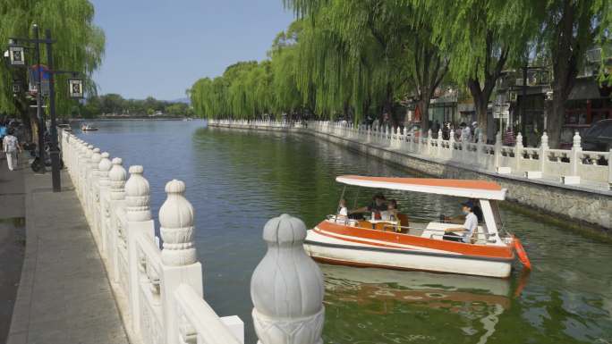 北京什刹海后海实拍素材-2