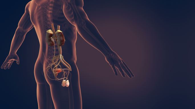 男性泌尿生殖系统解刨内脏器官男性睾丸