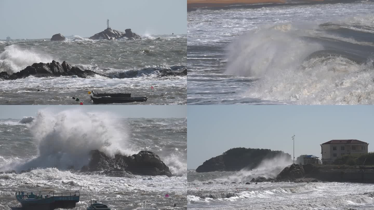 台风过后的海浪合集