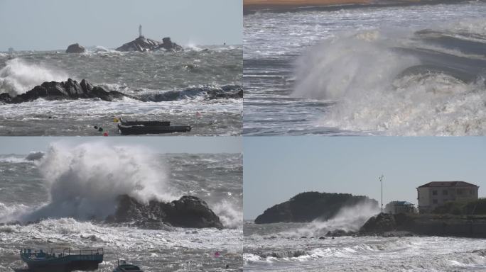 台风过后的海浪合集