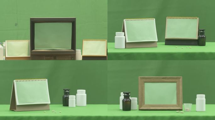 绿幕抠像相框文件电视药品