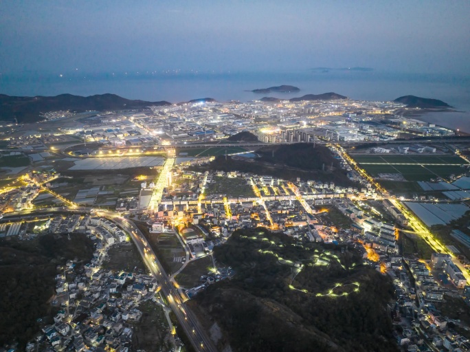 沙门镇全景延时