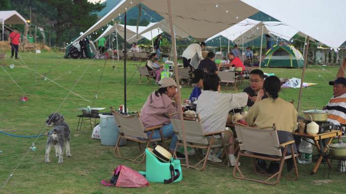 露营基地野餐素材