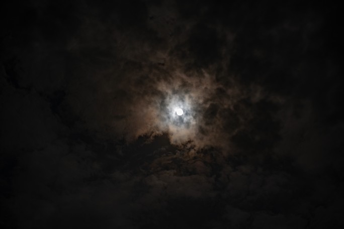 月色 黑夜月光