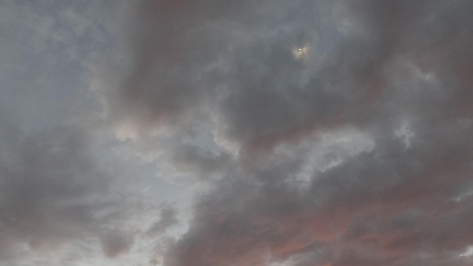 云掩月亮 夜空云流动延时